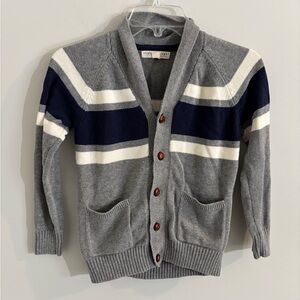 Hope & Henry Boys Gray Shawl Collar Cardigan Size M - 7-8